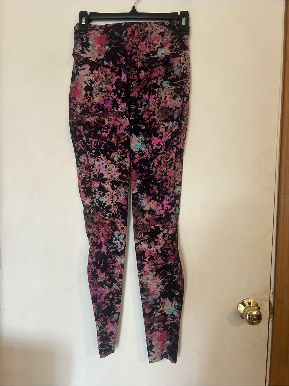 lululemon fast & free high rise leggings bright floral size 6